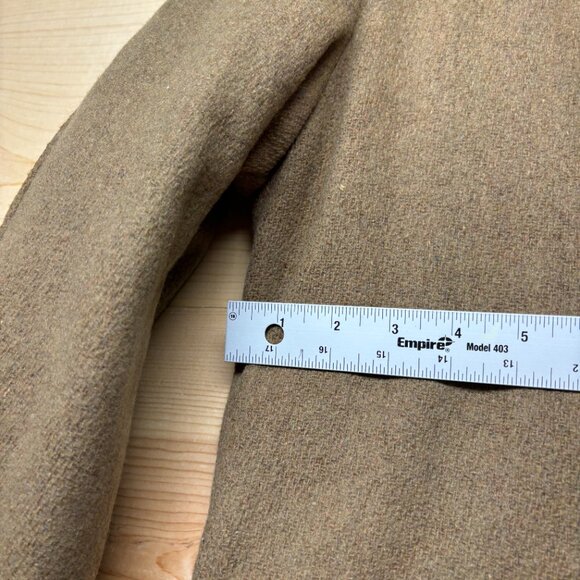 Vintage Cooper Sportswear Jacket Small Brown Wool Coat Newark New Jersey 70s - Picture 4 of 16